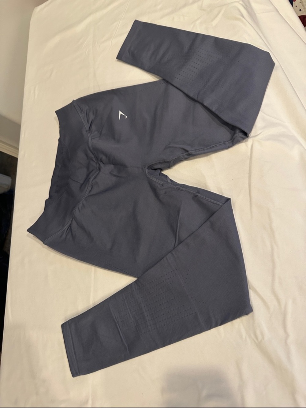 Gymshark High-Waist Leggings in Charcoal Blue Gray